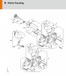 Stihl MS 180 2-MIX Gasoline Chainsaw Spare Parts